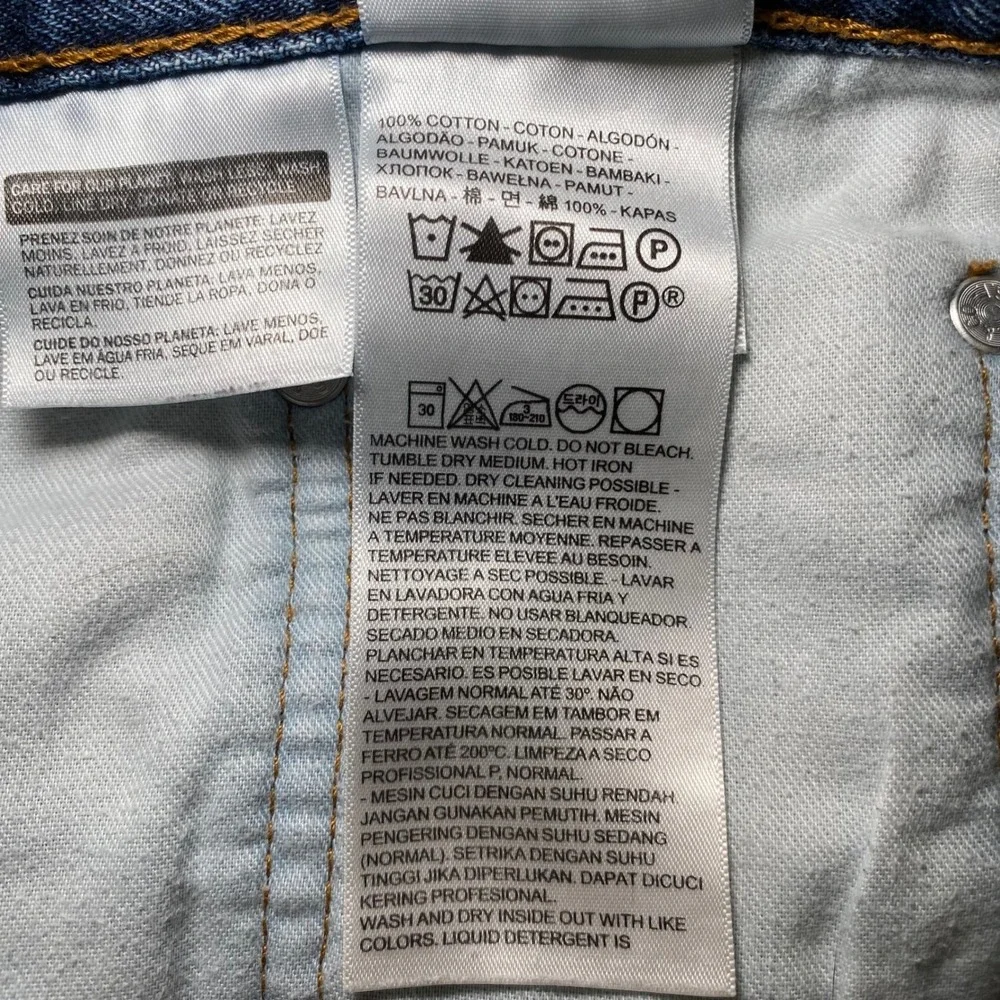 Levis 517 Bootcut Jeans Mens 38x32 Medium Wash Blue Denim Western 00517-0217